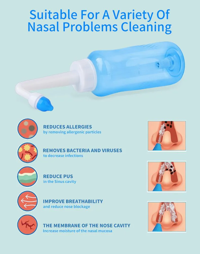 Irrigador Nasal Garrafa de Irrigação 5