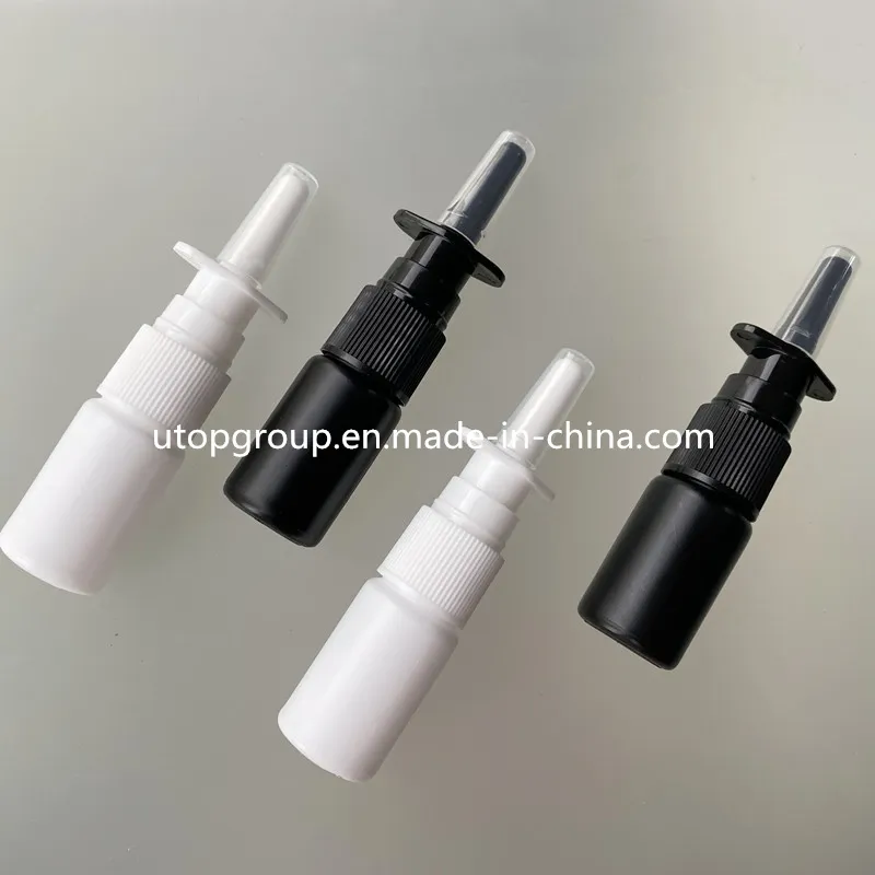 Pulverizador nasal de plástico branco