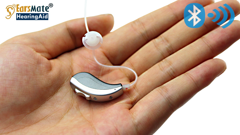 Aparelho Auditivo Digital Bluetooth de Atacado, Programável, Recarregável, Amplificador de Som, Dispositivo Auditivo Assistente para Surdos, Produto Earsmate