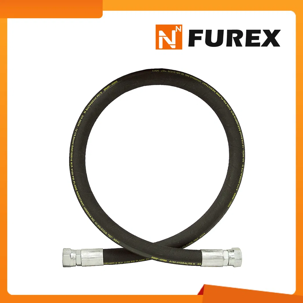 Factory Supply Steel Wire Braided Hydraulic Rubber Hose for Industrial