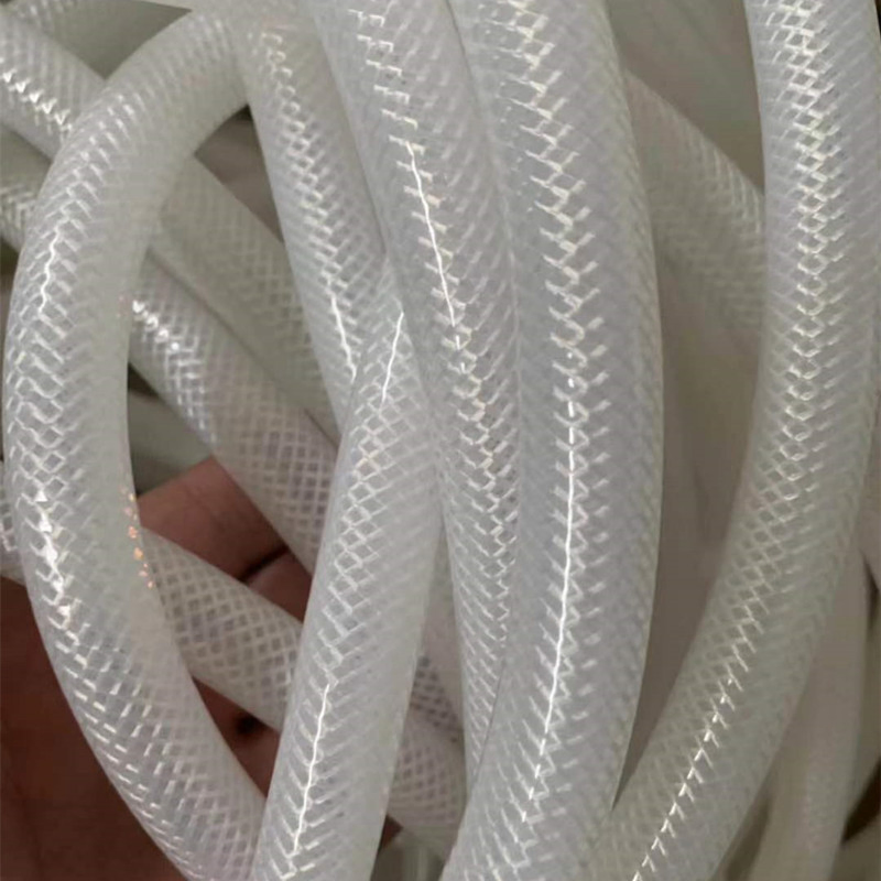Wear Resistance Silicone Pipe Reinforced Braided Hose Silicone Tube