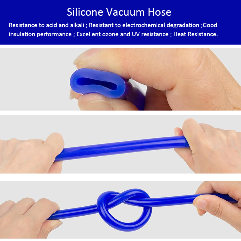 Custom Size Factory Hot Selling Silicone Flexible Auto Vacuum Hose