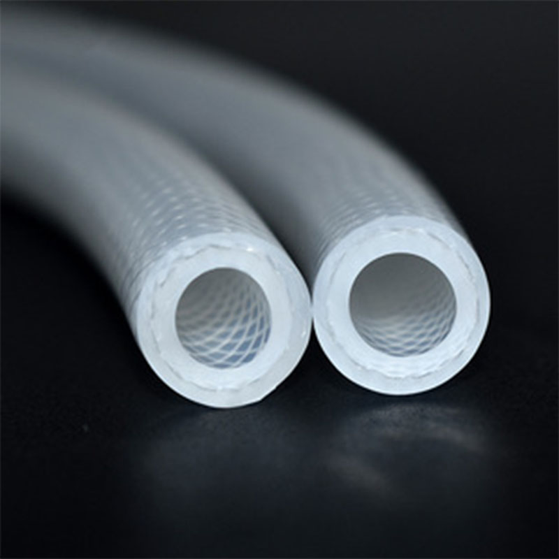 Wear Resistance Silicone Pipe Reinforced Braided Hose Silicone Tube