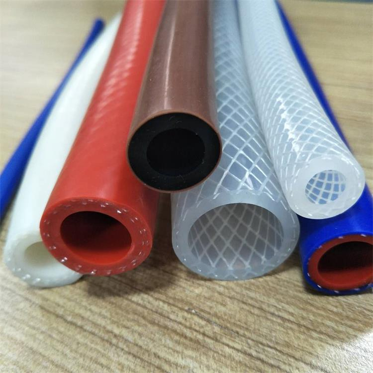 Wear Resistance Silicone Pipe Reinforced Braided Hose Silicone Tube