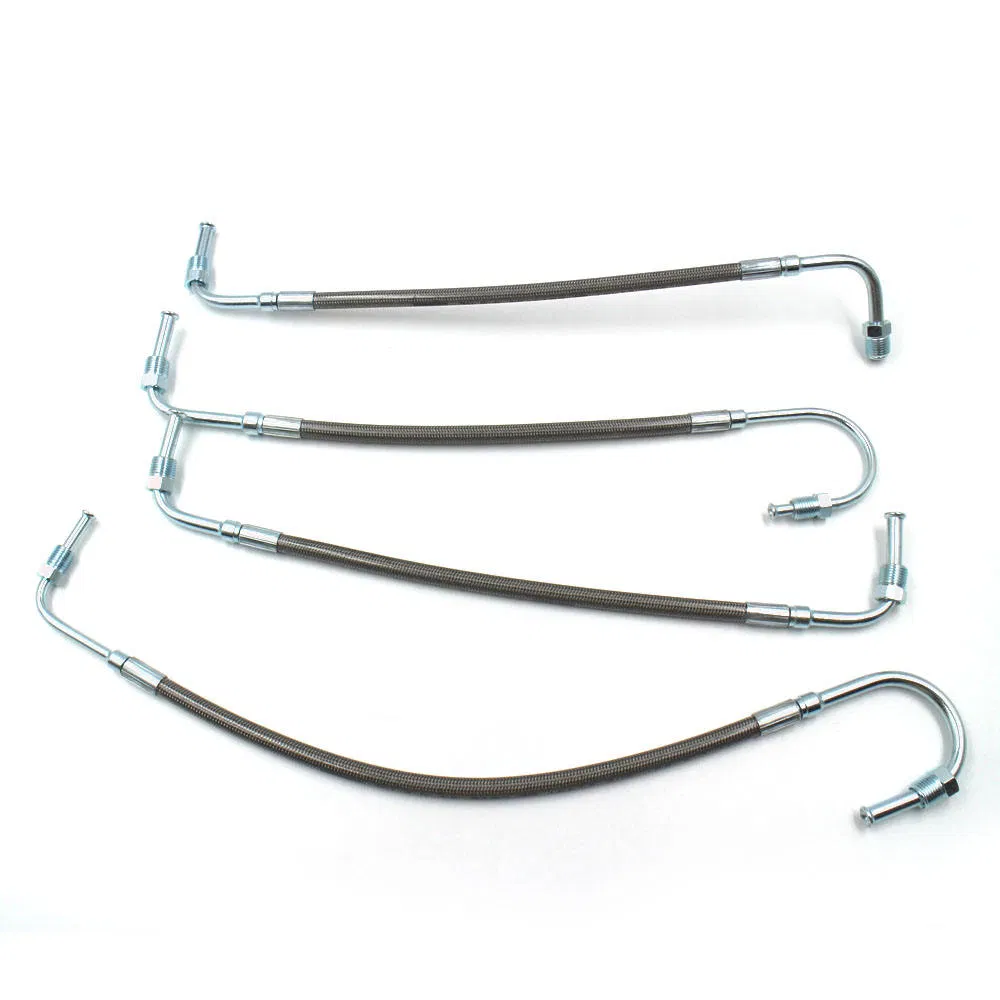 Banjo Fitting Stainless Steel End Jic Contactor Motorcycle Brake System 80cm/31" M10 Brake Oil Hose Line