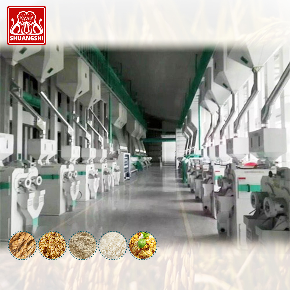 Industrial Rice Milling Continuous Operation Production Line Machine with Wear Resistant
