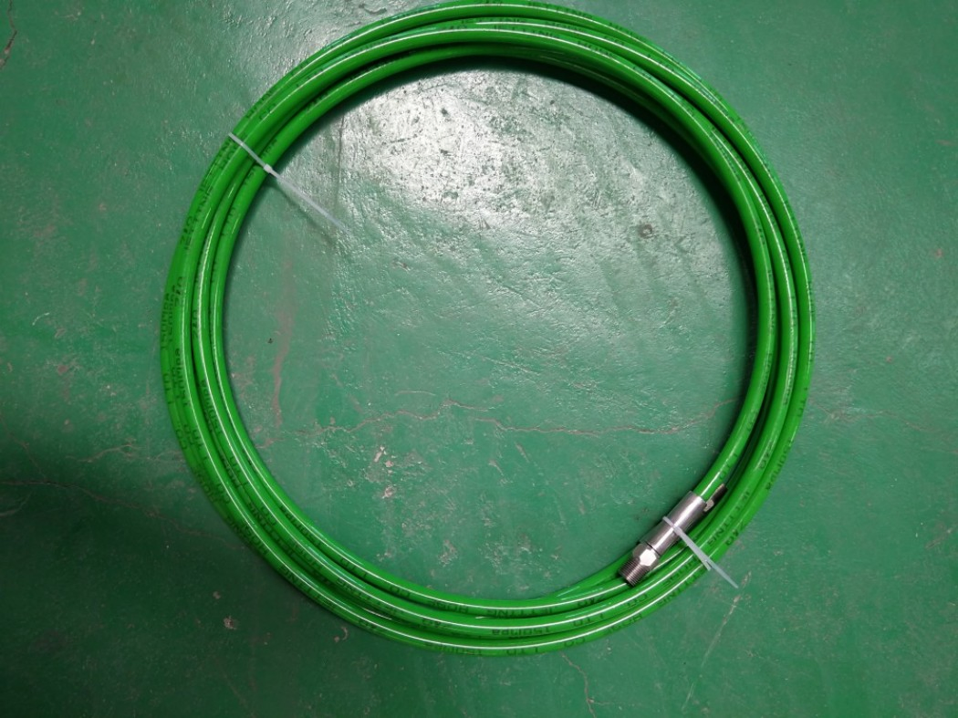 TPU Reinforced Tubing Red Polyurethane Reinforcement Weather Resistant Fluid Transmission PU Braided Hose