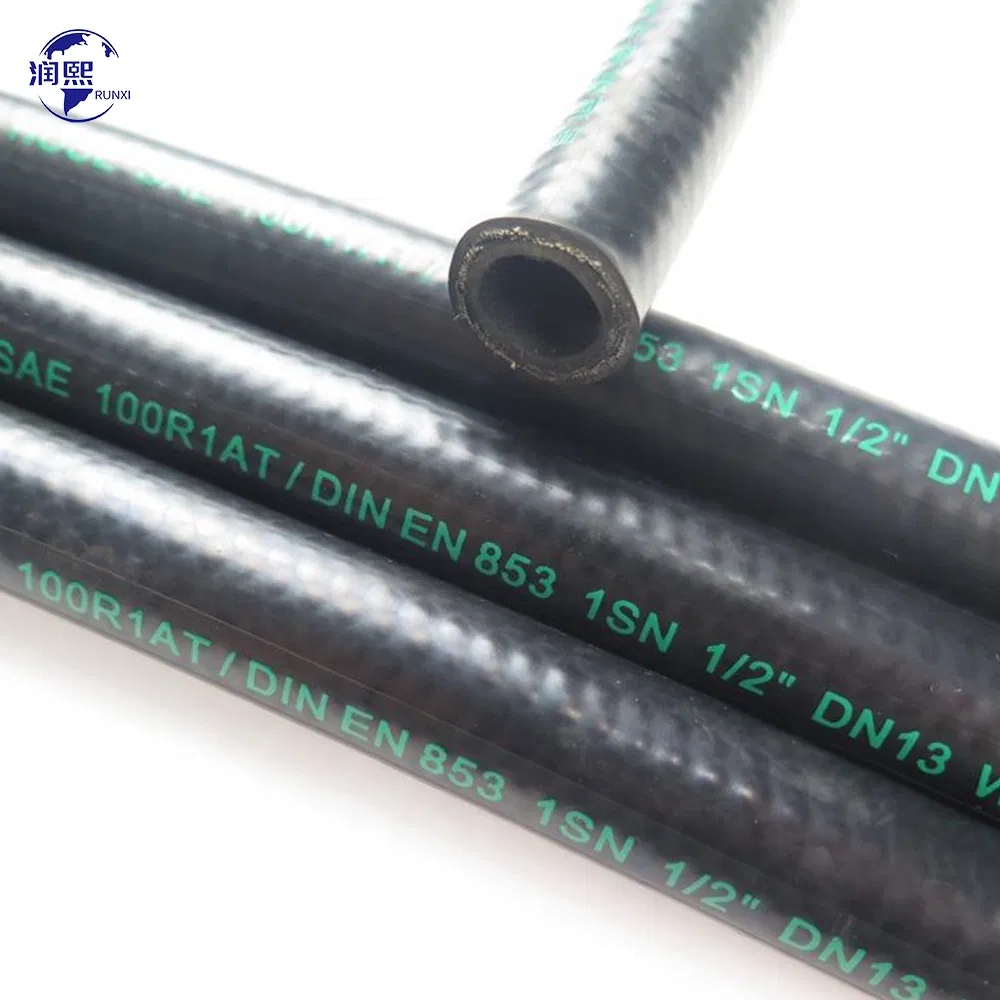 OEM/ODM Custom High Pressure Fluid Transmission Flexible Hydraulic Rubber Tube Pipe Hose