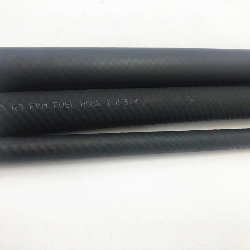 Medium Pressure SAE J30r9 Fuel Injection Hose FKM / Eco Synthetic Rubber Hose