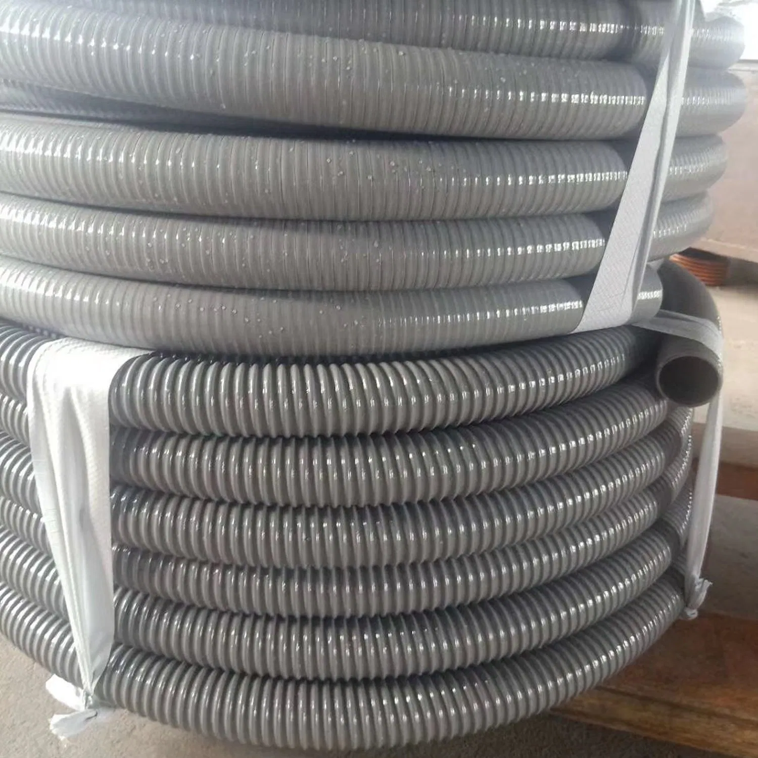 Heavy Duty Large Diameter PVC Helix Suction Hose for Mining vacuum Water Oil Pump