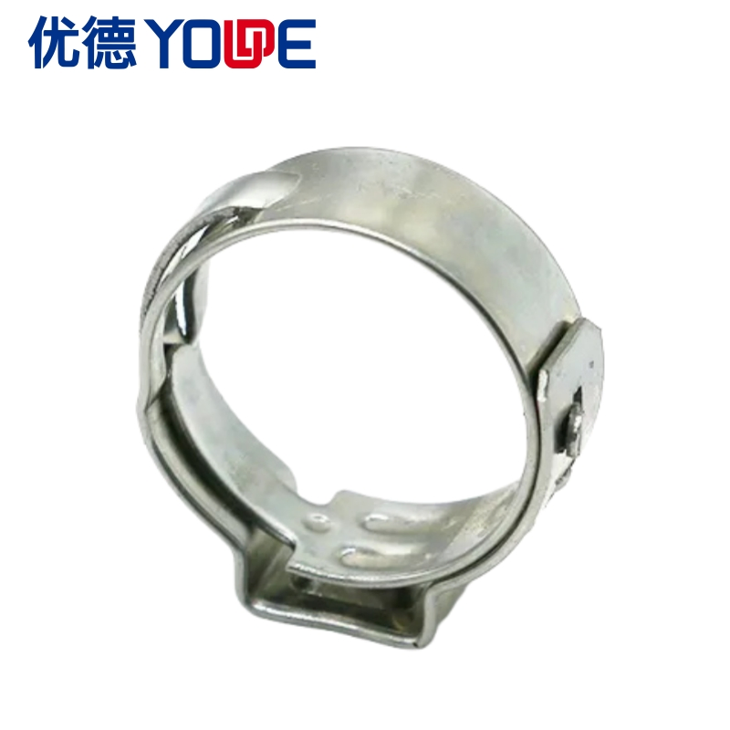 Single Ear Hose Clamp SS304 Adjustable Sizes for Automotive Hose Faucet