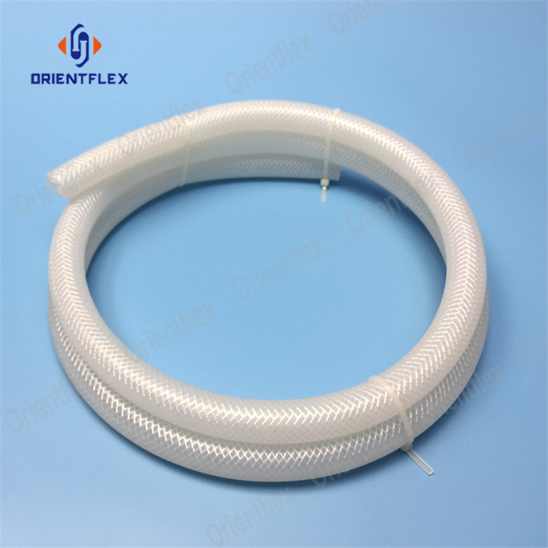 Braided Reinforced Food Grade Silicone Hose Pipe