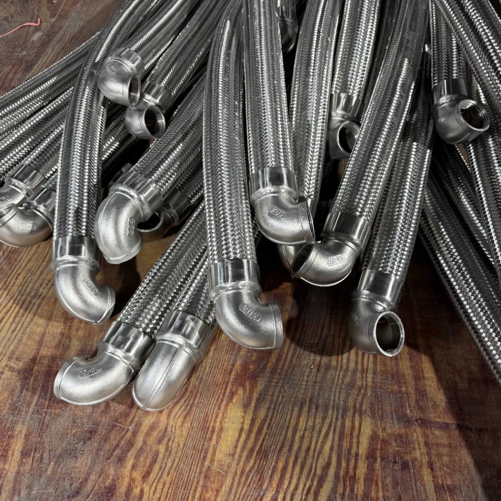 Comflex SS304 Stainless Steel Corrugated Flexible Metal Hose with Wire Braided for Industrial Pipeline