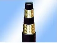 Two layer steel wire hose