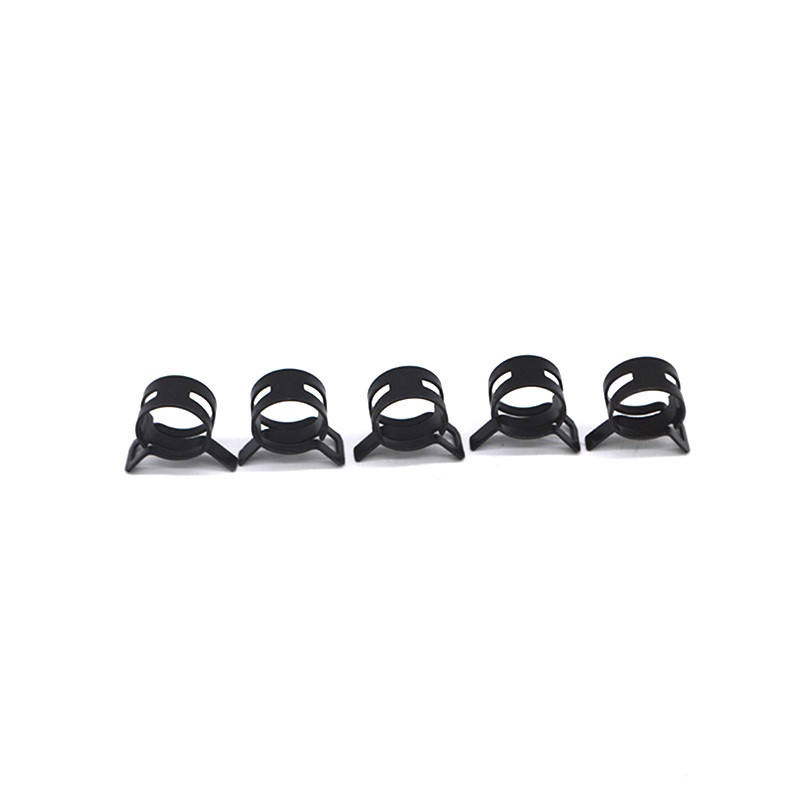 OEM ODM Hose Clip Black Automotive Flexible Spring Clips Elastic Hose Band Clamp