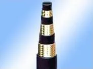 Three layer steel wire hose