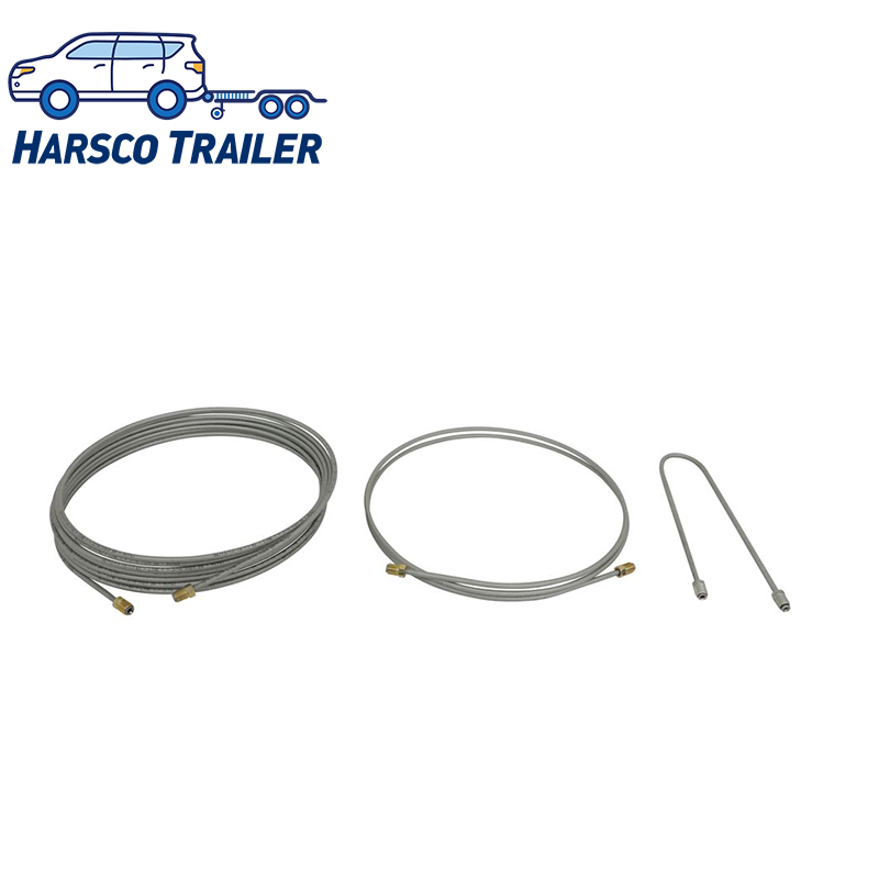 Trailer Hydraulic Brake Line Kit for Single-Axle Torsion-Axle, SAE J1401 Compliant