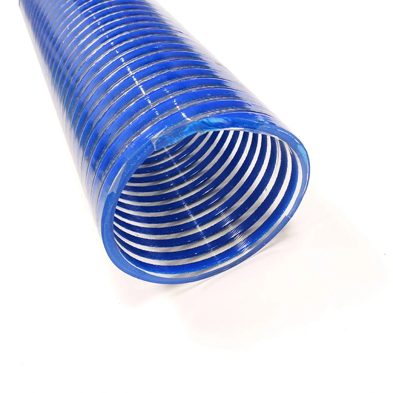 Heavy Duty PVC Flexible Helix Suction Hose Pipe 1 2 3 4 5 6 8 10 12 Inch for Mining Vacuum Water Oil Pump