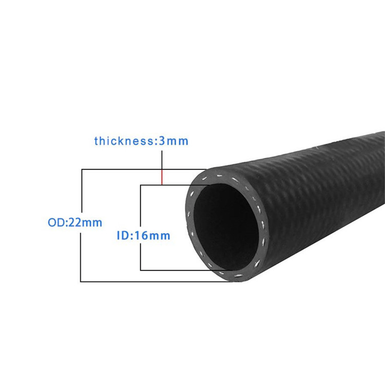 Flexible High Pressure Hydraulic EPDM Rubber Hose Pipe Automotive Radiator Hose for Water, Gas or Oil Suction