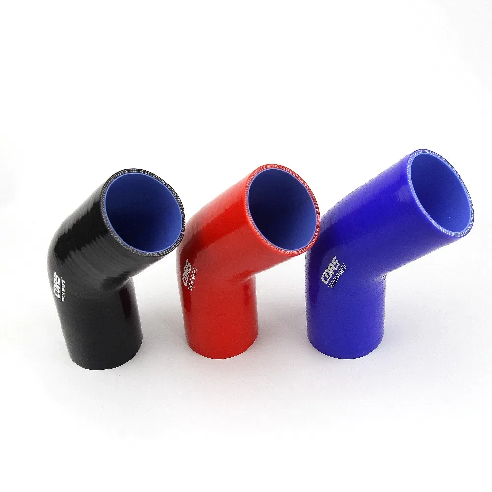 90° Degree Reducer Elbow Silicone Radiator Boost Coolant Hose Couple Pipe Tube