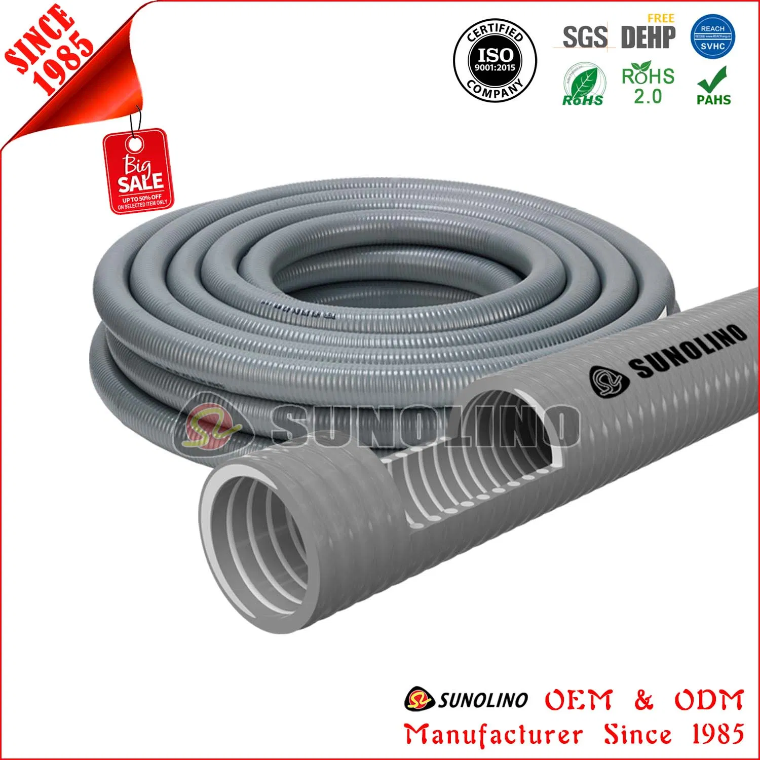 Cheap PVC PU NBR Food Grade Flexible 3inch Pump Sewage Water Suction Hose Price for Water