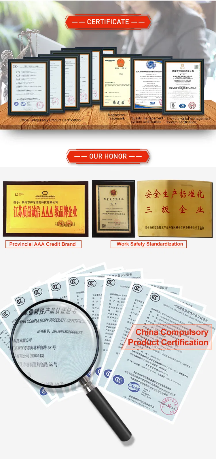 Certifications and Quality