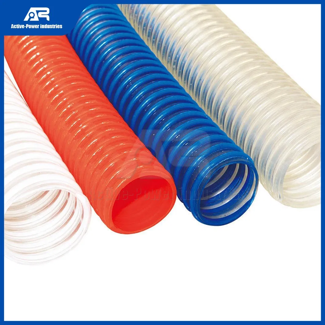 Active-Power Industries Plastic Tube Suppliers China C-Type Small Size PVC Helix Suction Hose for Water Pump Hose