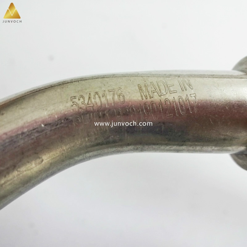 Heavy Duty Truck Parts Cummins Genuine Isf2.8 Isf3.8 Diesel Engine Turbocharger Oil Return Pipe 5340176f 5297748 Oil Drain Connection