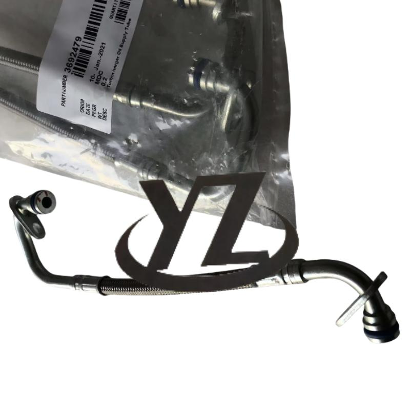 Foton Cumminss Turbocharger Oil Supply Pipe 3692479