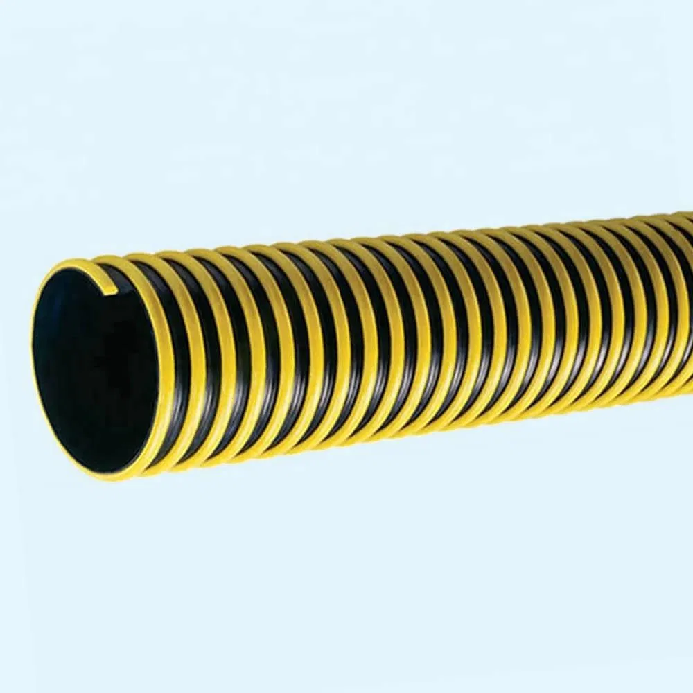 Corrugated Flexible PVC Suction Reinforced Hose 3/4'' 1'' 2'' 3'' 4'' 5'' 6'' 8'' for Water Oil Pump SPA Duct Grit Sewage Mining Vacuum Use