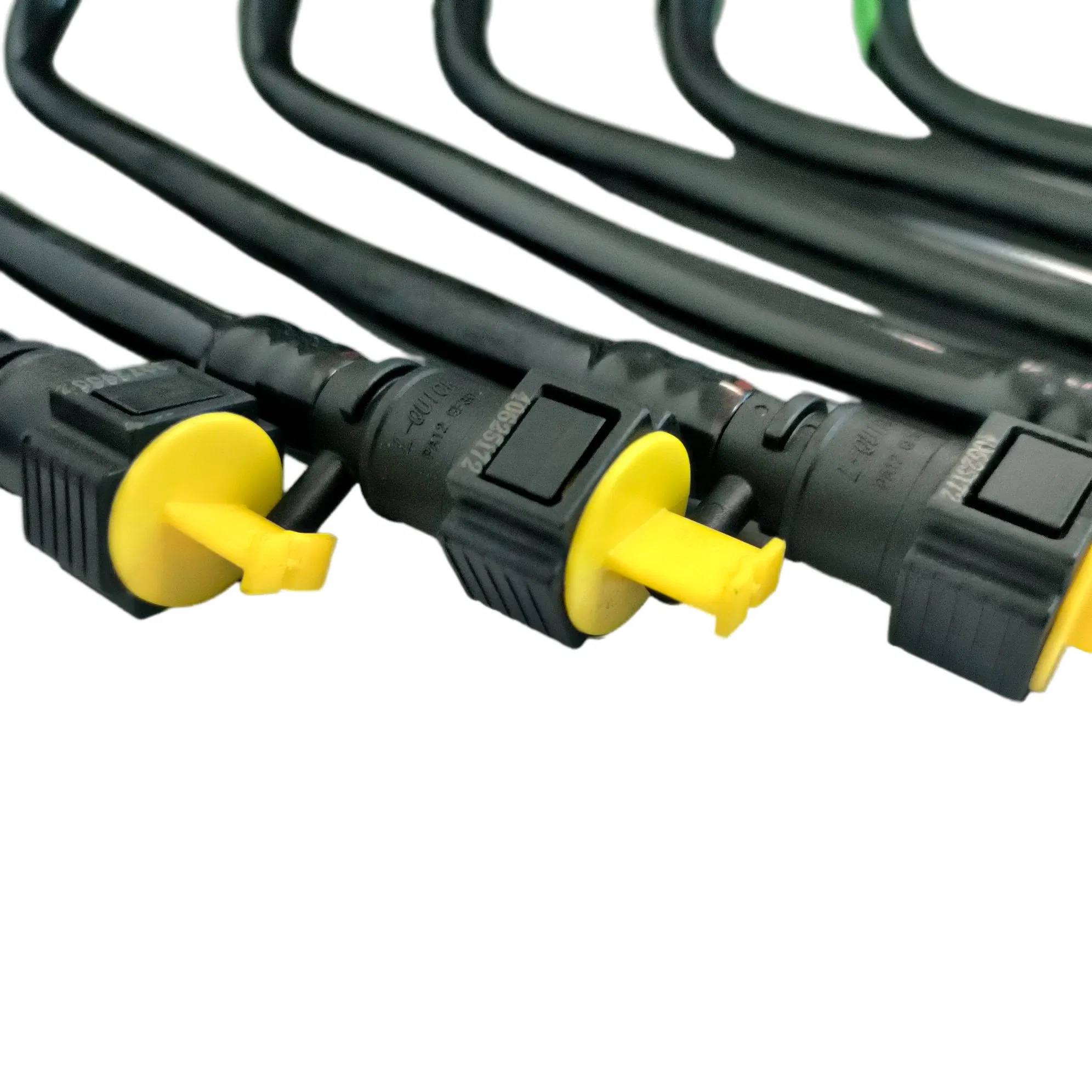 High Pressure Fluid Line with Quick Disconnect Fittings