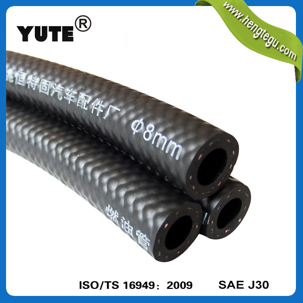 Yute High Quality/Low Pressure Oil Resistant SAE J30 R9 FKM Tube Fuel Injection Rubber Hose