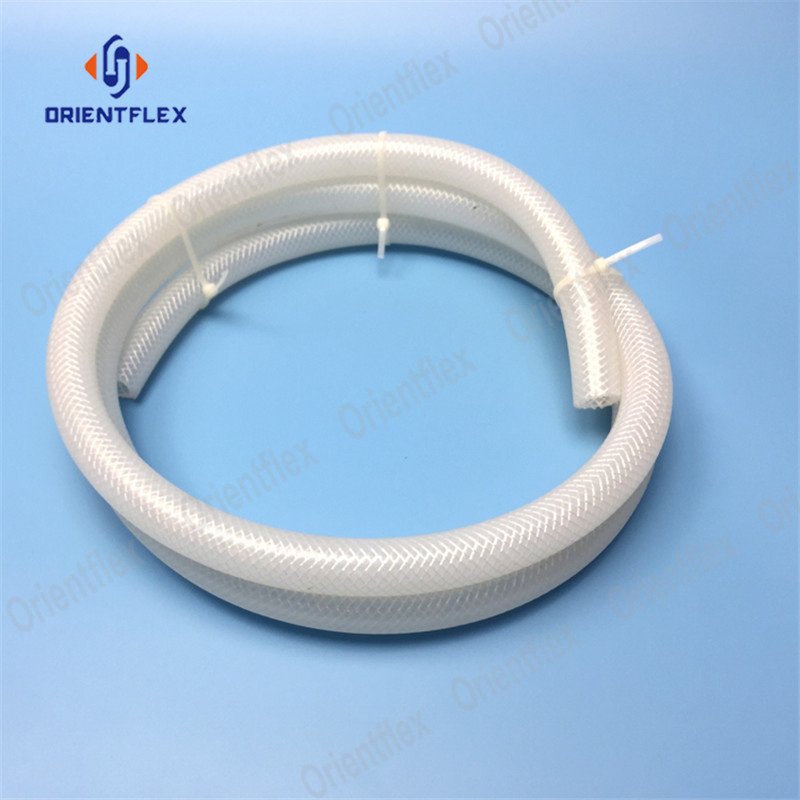 Braided Reinforced Food Grade Silicone Hose Pipe