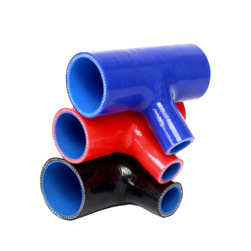 Custom T-Piece Silicone Hose 3-Way for Intercooler Turbo Kit Blow off Valve Coupler Adapter 4-Ply Reinforced T-Shape Tube Pipe