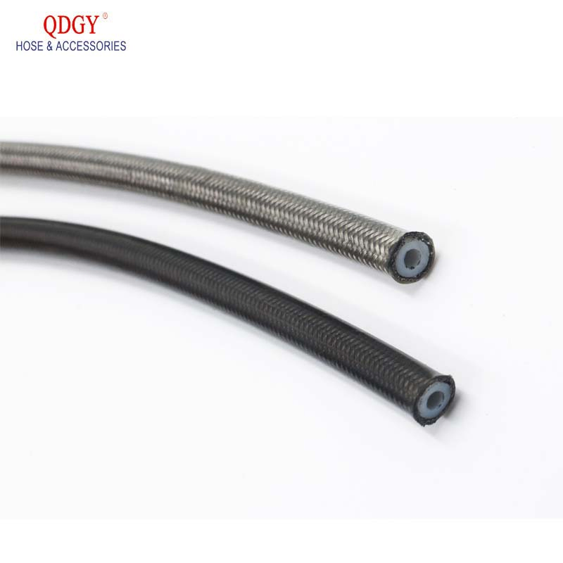 1m/3m An4 An6 An8 An10 An12 Braided Fuel Oil Line Stainless Steel PTFE Gasoline Brake Hose Fuel Oil Line Oil Cooler Hose