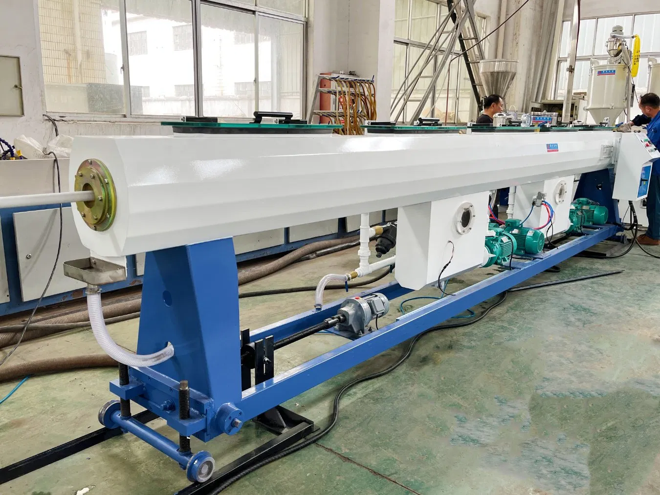 Single Screw Extruder PE HDPE LDPE Plastic Water Gas Oil Supply Pipe Tube PVC PPR Pipe Making Machine/ Extrusion Line