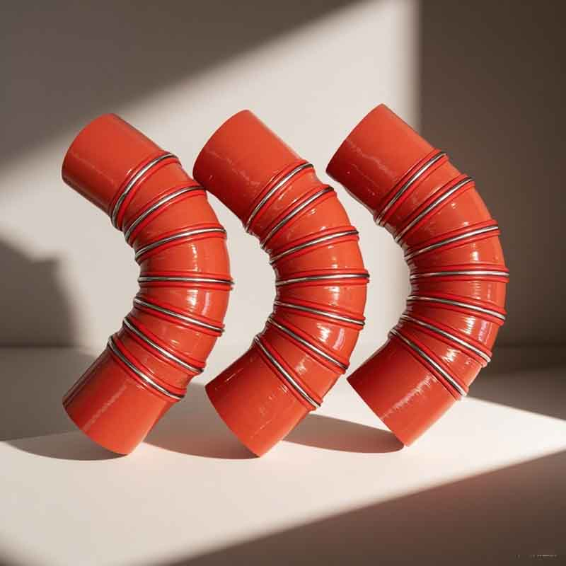 Enhanced Strength Straight Silicone Hose with Heavy-Duty Coupling for Industrial Truck Engine Systems and Vacuum Applications Silicone Hose