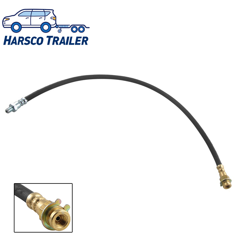 25" Hydraulic Brake Line for Trailer Actuators, SAE J1401 Compliant