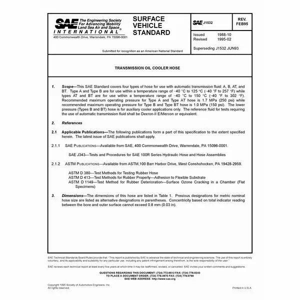 Professional Flexible Rubber Oil Cooler Hose