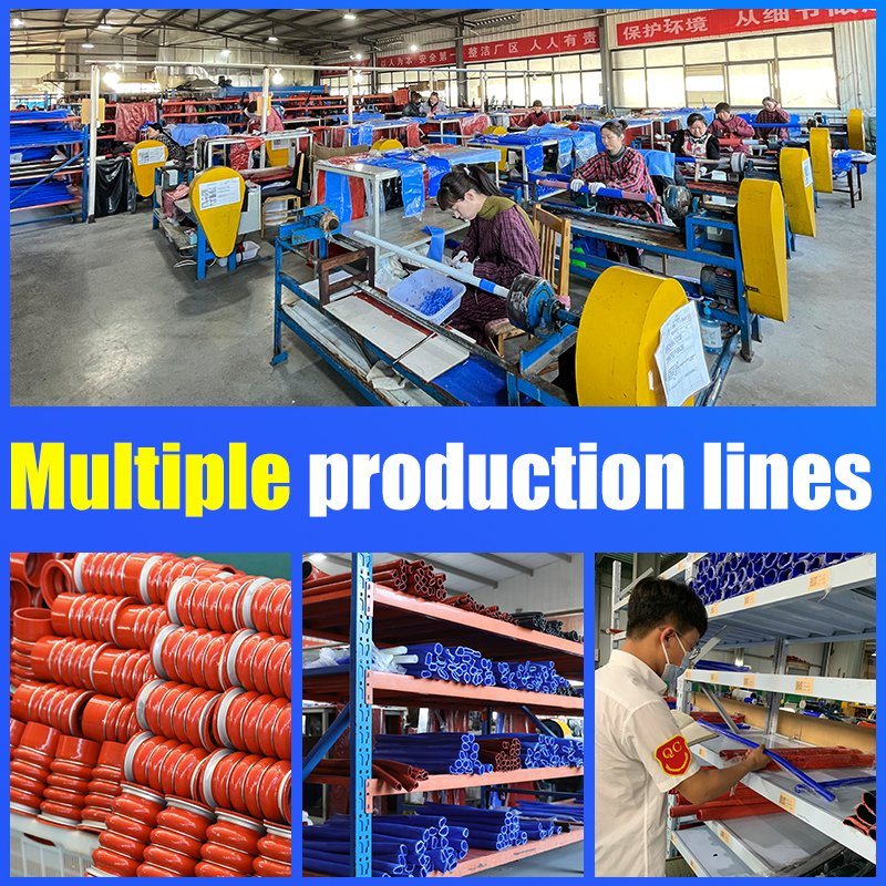 Factory Wholesale Auto Parts High Temperature Industrial Flexible Rubber Hose Tube Pipe Radiator Intercooler Coolant Elbow Silicone Hose