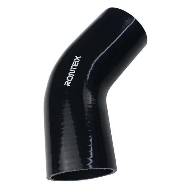 High Temperature Reinforced 2" Black 45 Degree Elbow Coupler Silicone Hoses