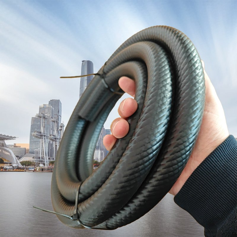 Flexible Silicone Rubber Radiator Air Fuel Water Braided Hydraulic Hose for Automotive