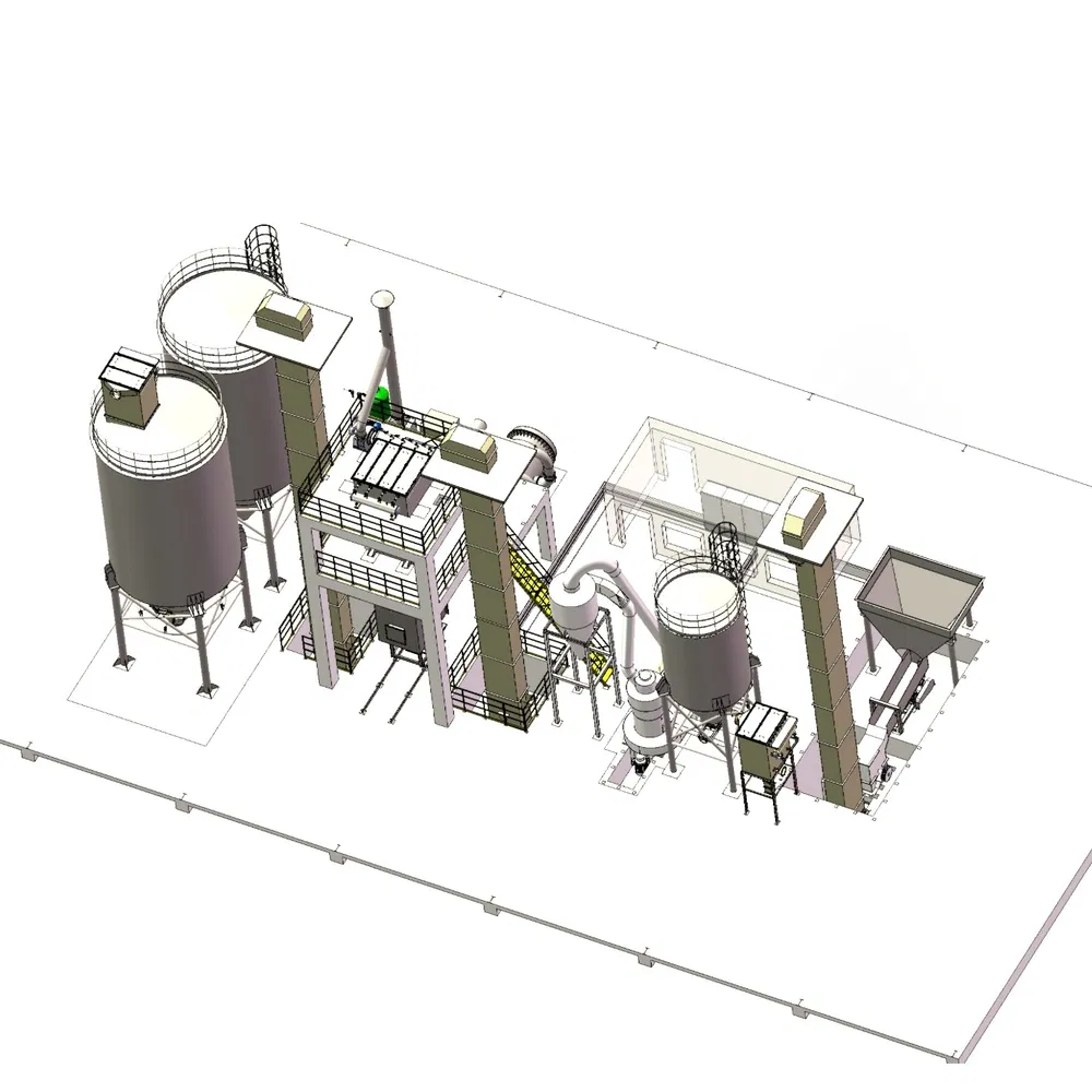 Advanced Eco-Friendly Turnkey Gypsum Powder Mill Machine Line for Admixture and Building Board