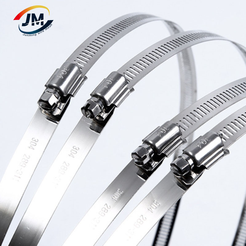 304 Stainless Steel Hose Clamps Worm Gear Clamp for Fuel Line Plumbing Automotive Mechanical Pipe Tube Garden