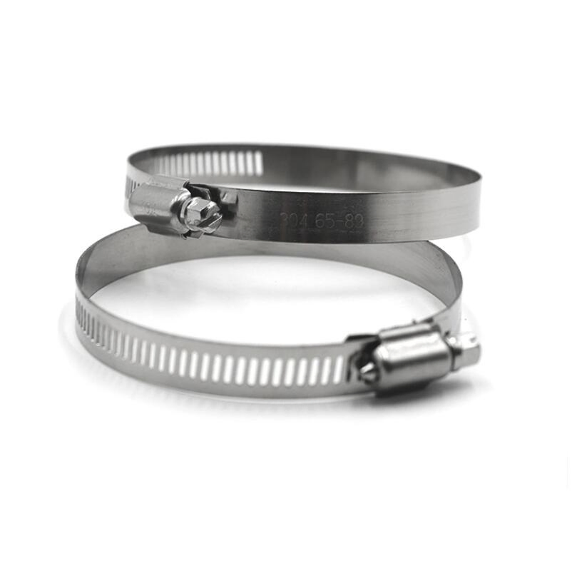 Hose Connector 304 316 Stainless Steel Hose Clamp for Pipe Automotive