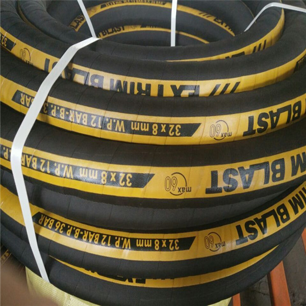 150psi Abrasion Flexible Rubber Sandblast Hose