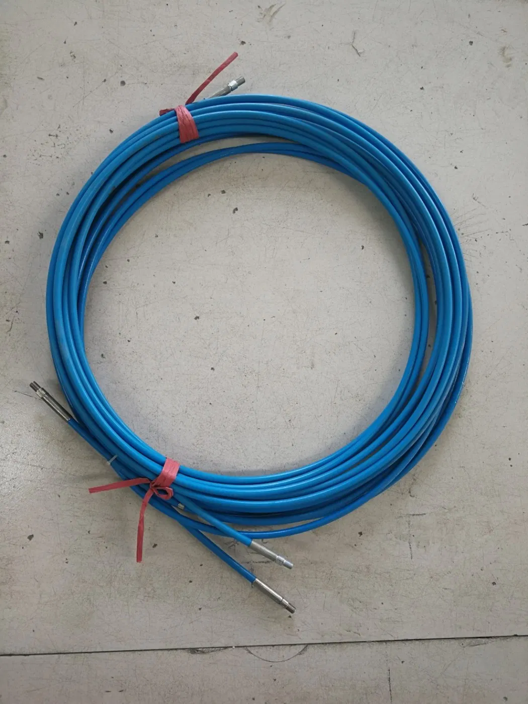 TPU Reinforced Tubing Red Polyurethane Reinforcement Weather Resistant Fluid Transmission PU Braided Hose