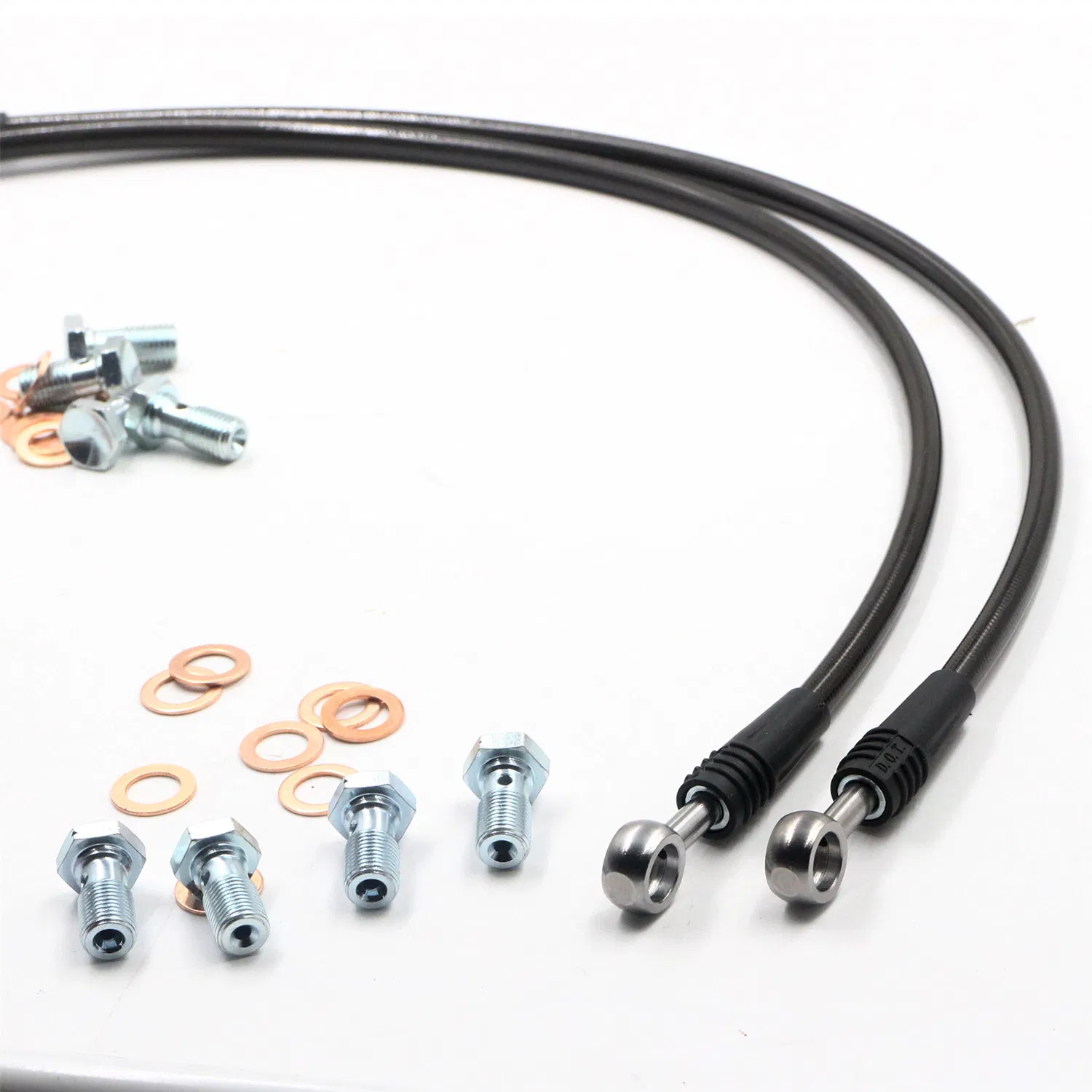 DOT SAE J1401 1/8 Best High Performance Car Racing Stainless Steel Braided PTFE Brake Fluid Hose Lines