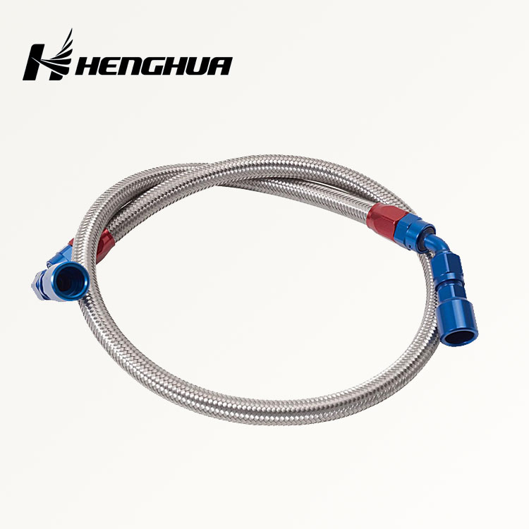 Racing Automotive An4 An6 An8 An10 An12 An16 An20 Nylon Stainless Steel Braided E85 Oil Cooler Fuel Line Rubber Hose