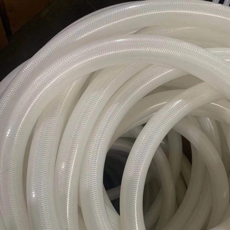 Wear Resistance Silicone Pipe Reinforced Braided Hose Silicone Tube